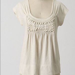 Anthropologie short sleeve top